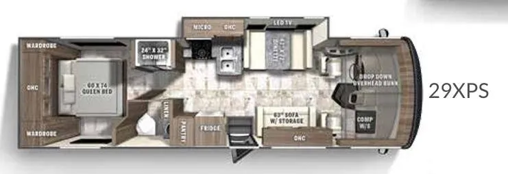 Coachmen Pursuit 29XPS floor plan