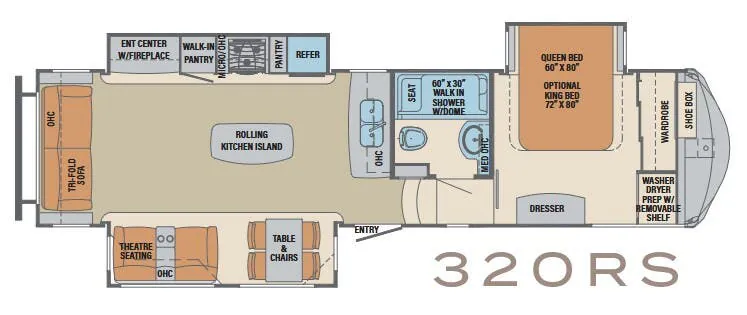 Palomino Columbus CMF320RS floor plan