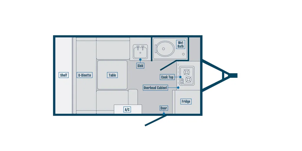 2025 Bontrager Outdoors Standard 15FK floor plan