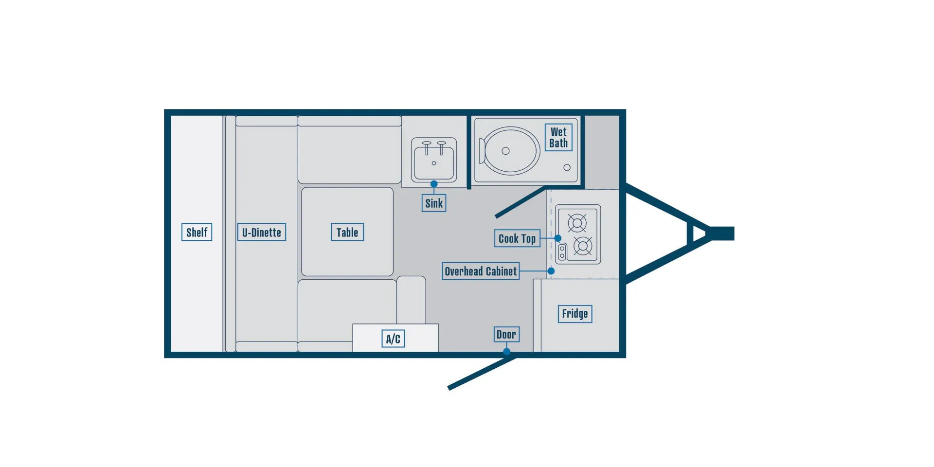 Bontrager Outdoors Standard 15FK floor plan