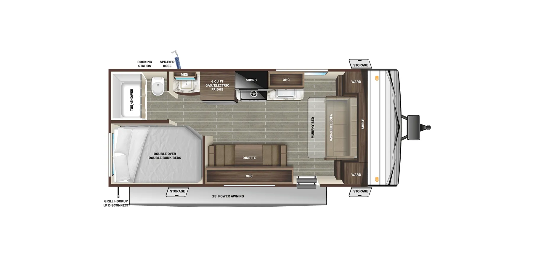Starcraft Autumn Ridge 20MB floor plan