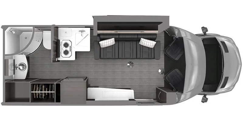 2024 Airstream Atlas Murphy Suite floor plan