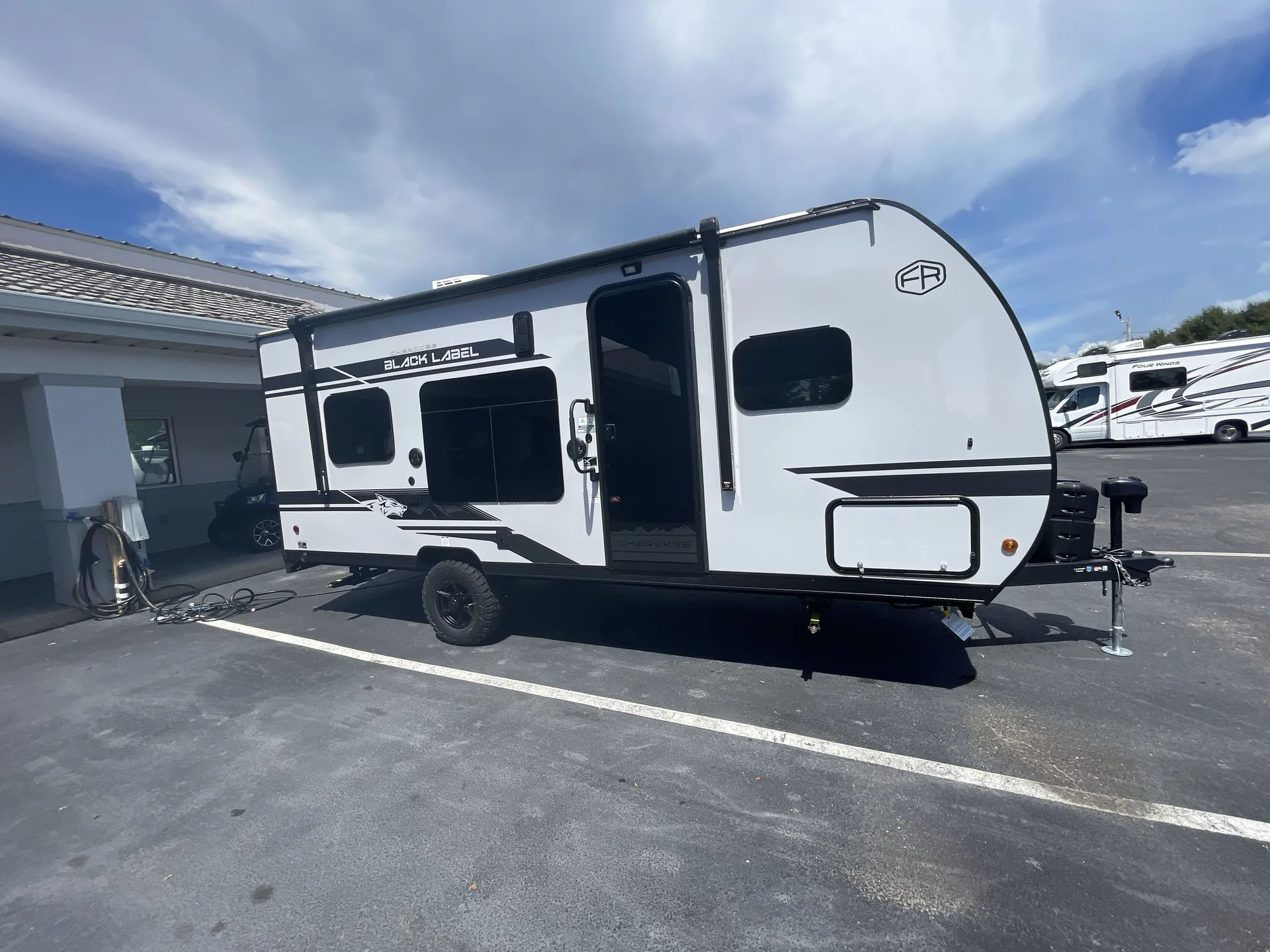 2027 Forest River Cherokee Wolf Pup Black Label 18RJBWBL — campside
