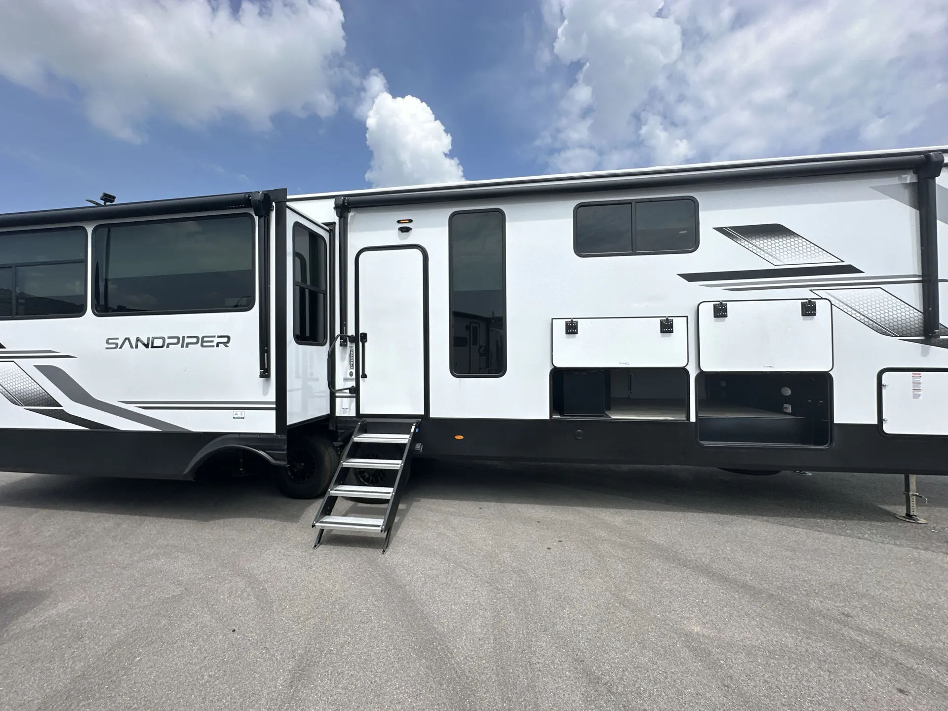 2026 Forest River Sandpiper 3900HBLR — campside