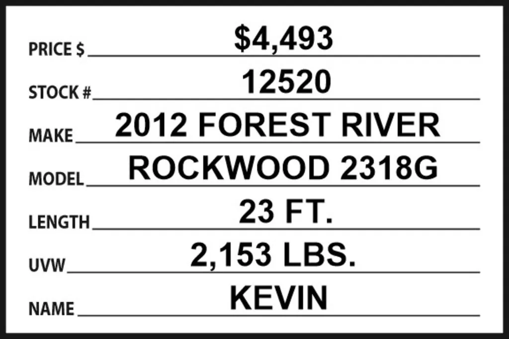 2012 Forest River Rockwood Freedom 2318G — Photo 7