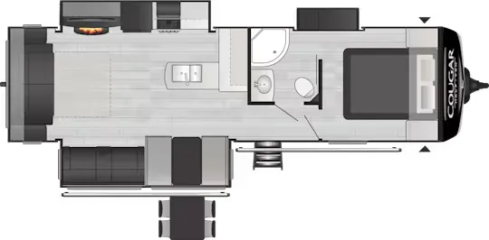 Keystone Cougar Half-Ton 29RLSWE floor plan