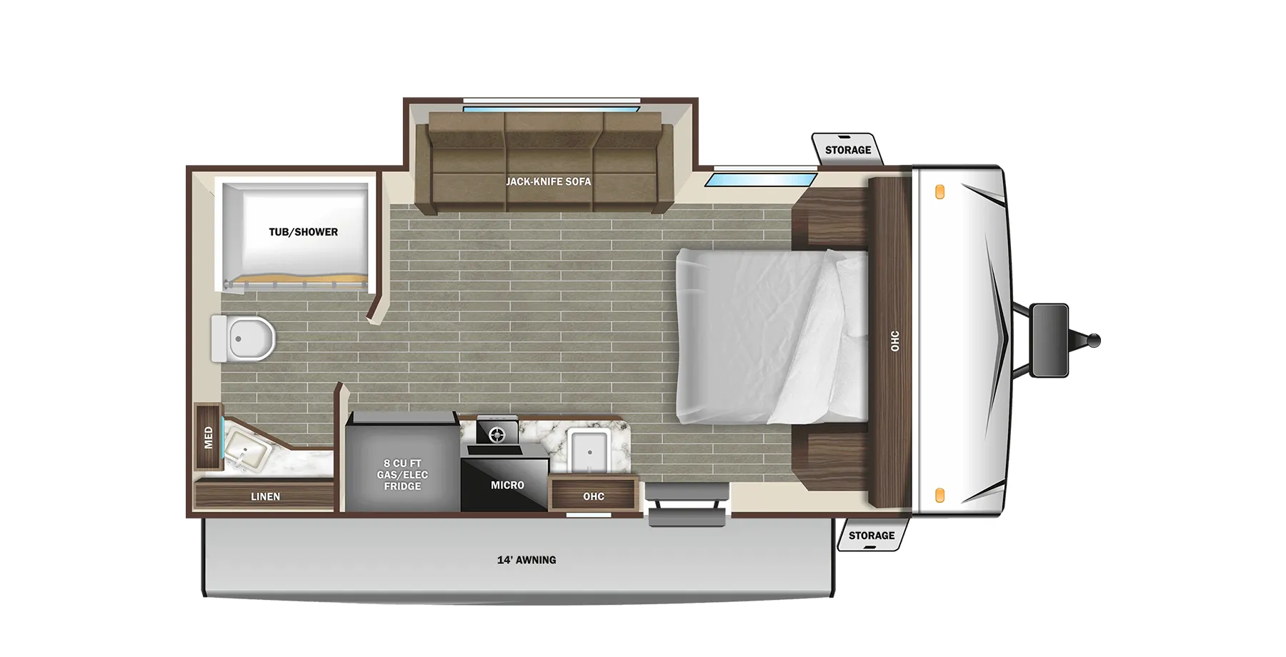 Starcraft Super Lite Maxx 18RBS floor plan
