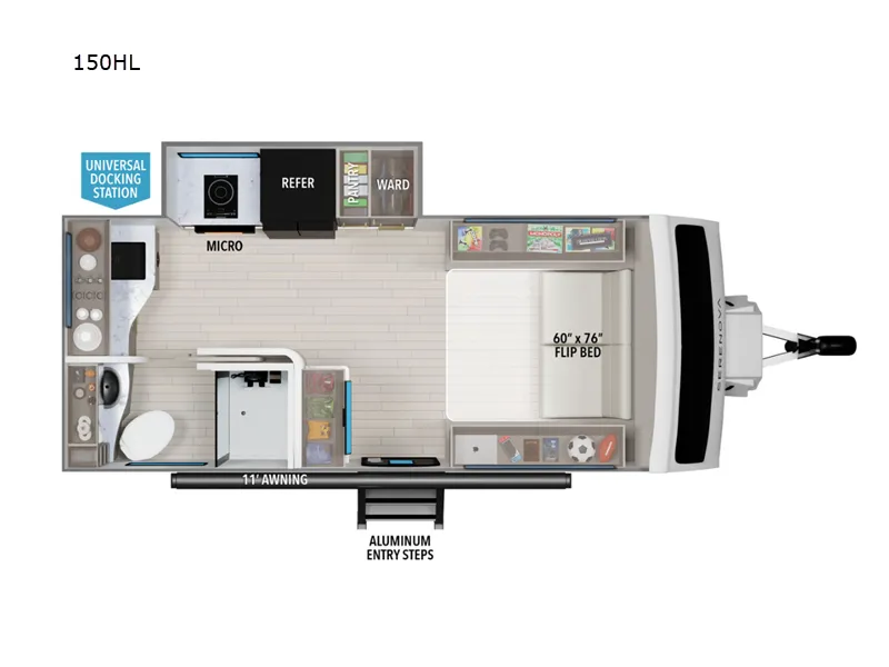 2026 Grand Design Serenova 150HL - Floor plan