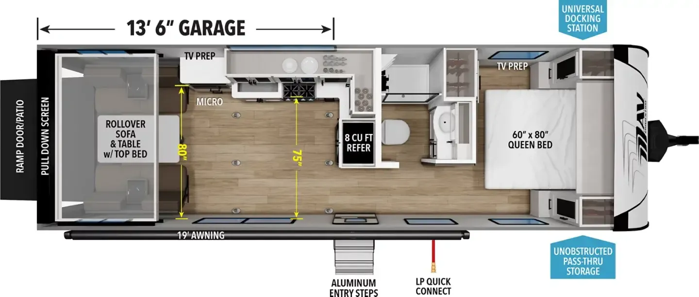Grand Design Momentum MAV 27MAV floor plan