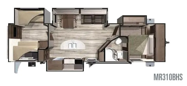 Highland Ridge Mesa Ridge MR310BHS floor plan