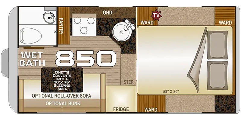 Northwood Wolf Creek 850 floor plan