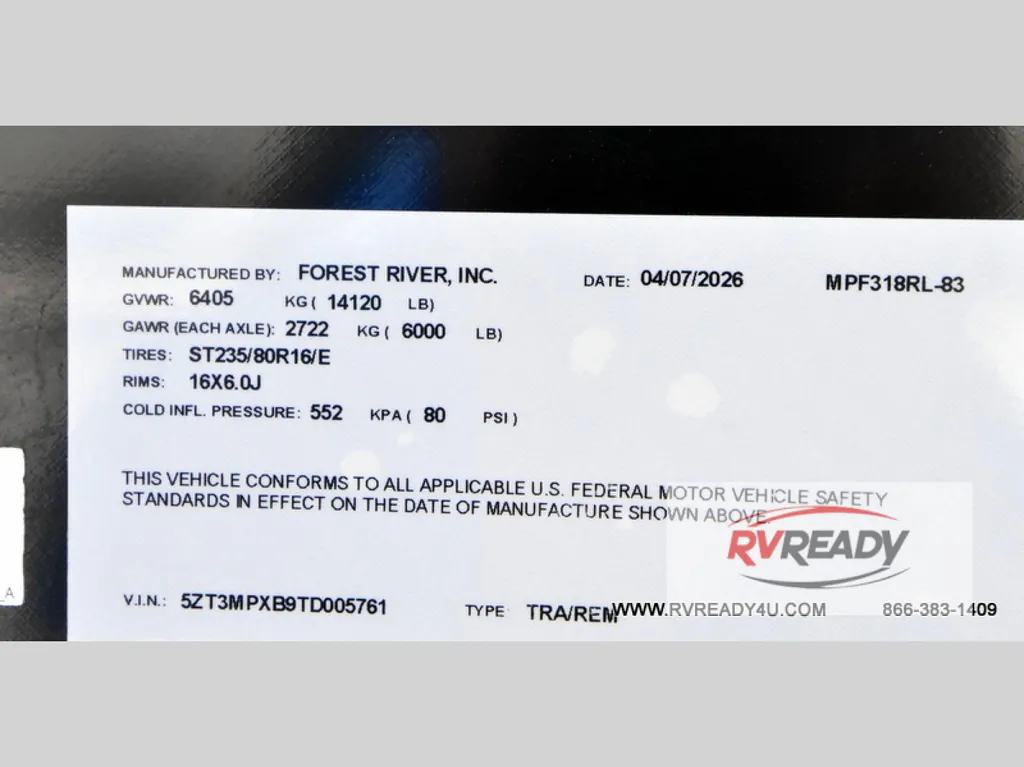 2026 Forest River Impression 318RL, Photos photo 64