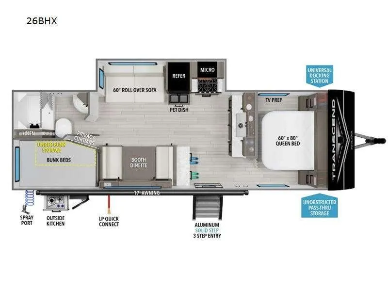 2026 Grand Design Transcend Xplor 26BHX - Photo 3