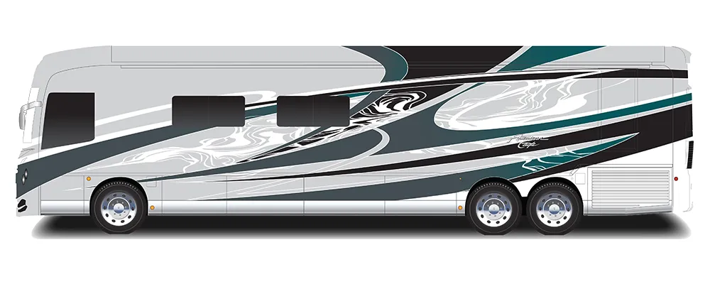 American Coach American Eagle 45K exterior