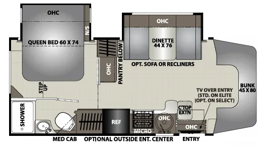 Coachmen Prism Elite 24DS floor plan