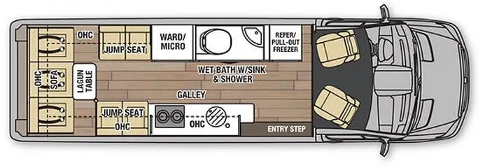 Coachmen Galleria 24FL floor plan