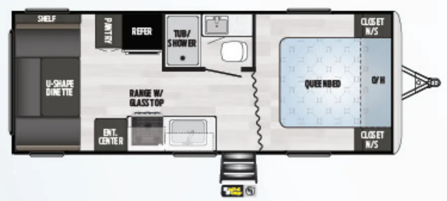 Keystone Springdale 202QBWE floor plan