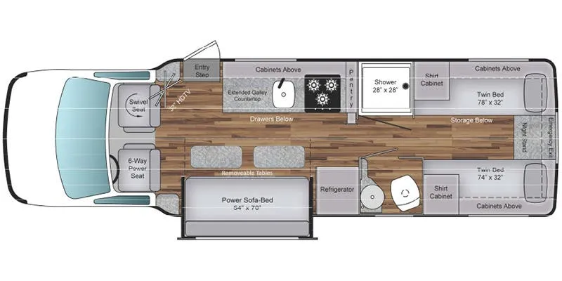 Coach House Platinum IV 271 FS floor plan