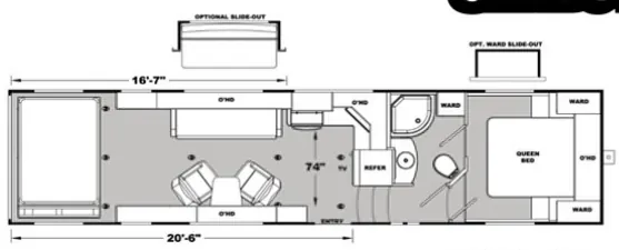 Eclipse Stellar 32DBG floor plan