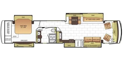 2016 NEWMAR VENTANA 4322 - Floor plan
