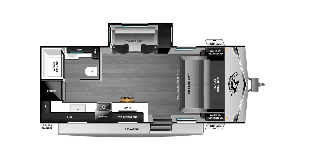 2027 Open Range RANGE LITE 200MLM floor plan
