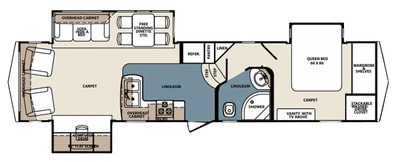 Forest River Cardinal 3150 floor plan