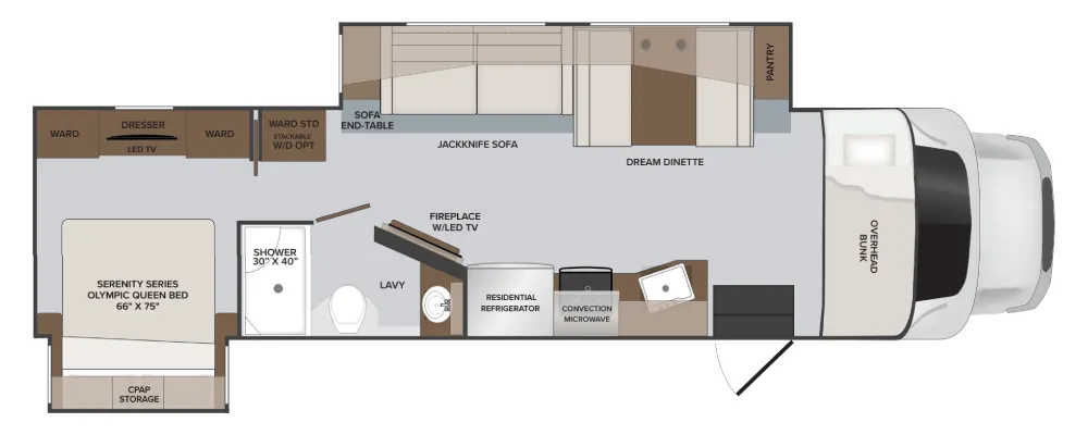 Holiday Rambler Incline FS600D 36CS floor plan