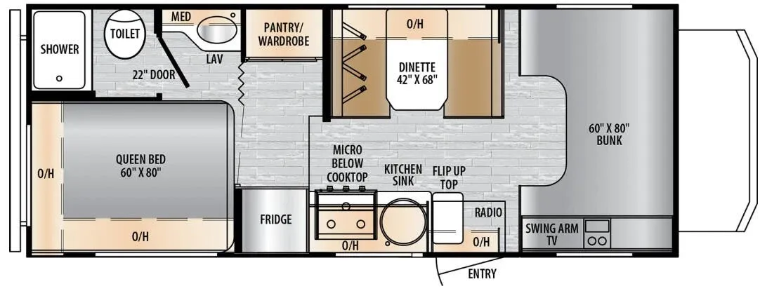 2027 East to West Entrada 210NS - Floor plan