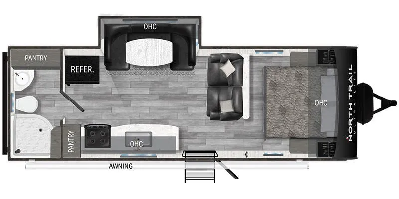 Heartland North Trail Ultra-Lite NT 22FBS floor plan
