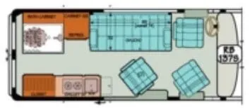 Sportsmobile Express 137S floor plan