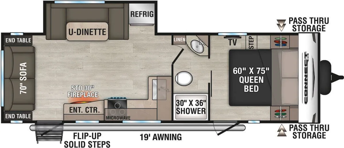 K-Z Connect SE C251RLSE floor plan