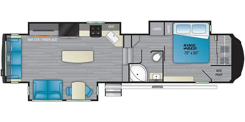 Heartland Bighorn BH 3502 SB floor plan