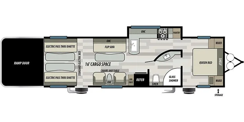 Forest River Sandstorm 293GSLR floor plan