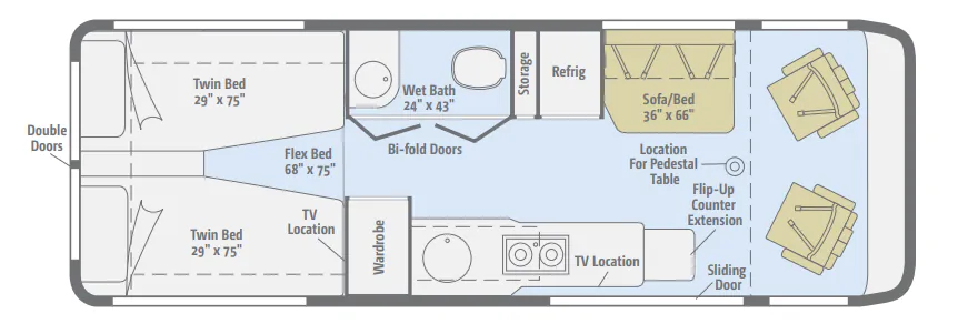 Winnebago Era 70A floor plan