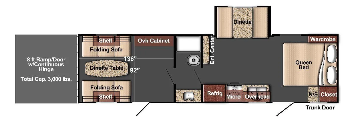 Gulf Stream Conquest GSX G28 floor plan