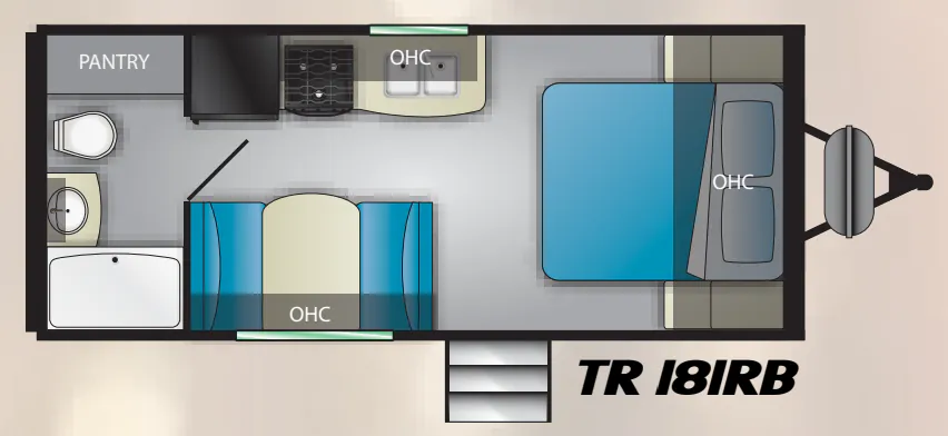 Heartland Trail Runner 181RB floor plan