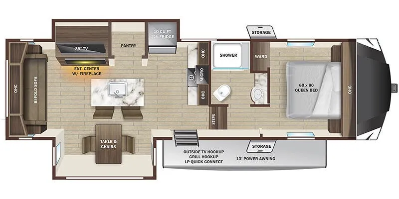 Starcraft GSL Light Duty 244RLS floor plan