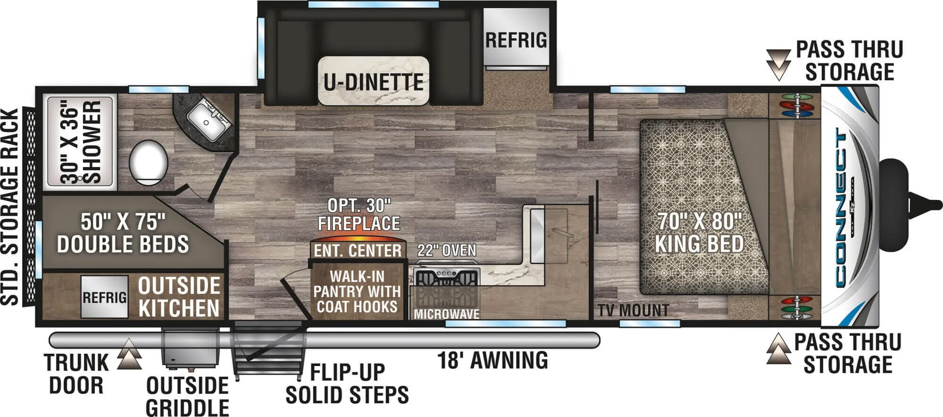 K-Z Connect C251BHK floor plan