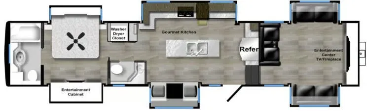 Luxe Elite 44FL floor plan