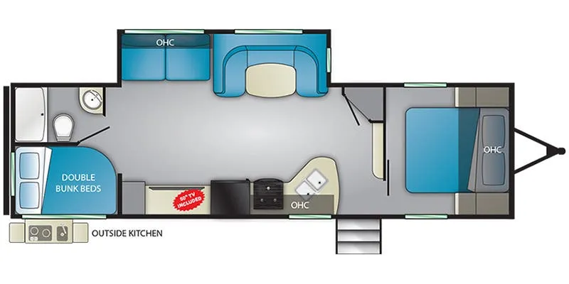 Heartland Pioneer PI BH 280 floor plan