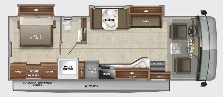 Jayco Alante 31V floor plan