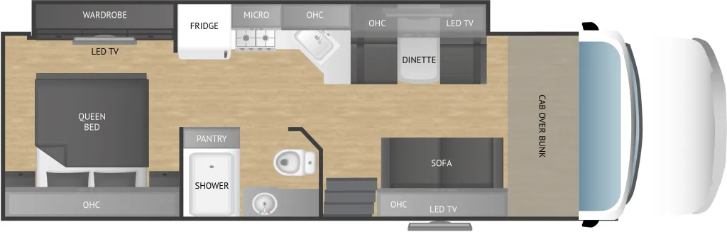 2027 NeXus RV Maximus 32MX floor plan