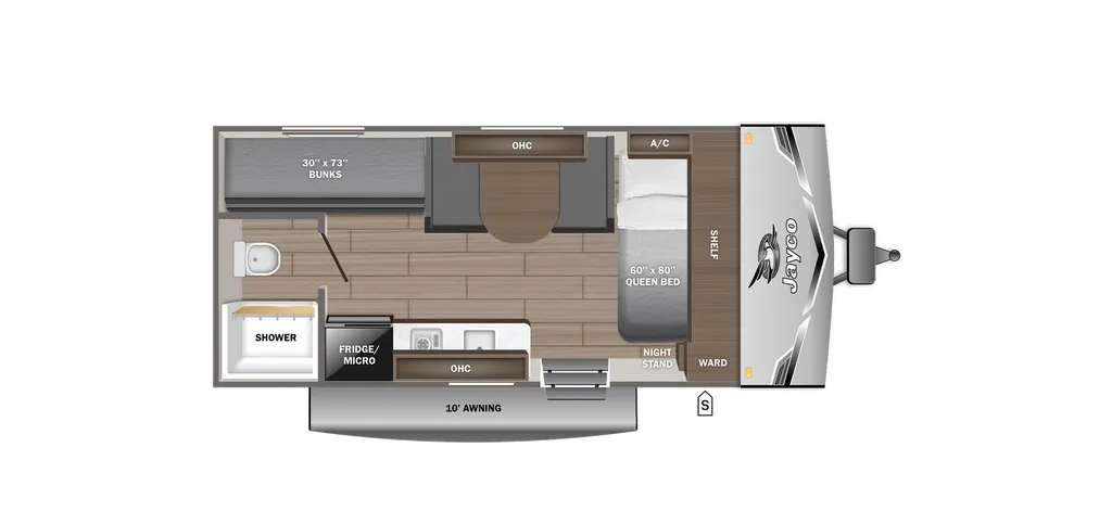 2027 Jayco Jay Flight SLX 170BH floor plan