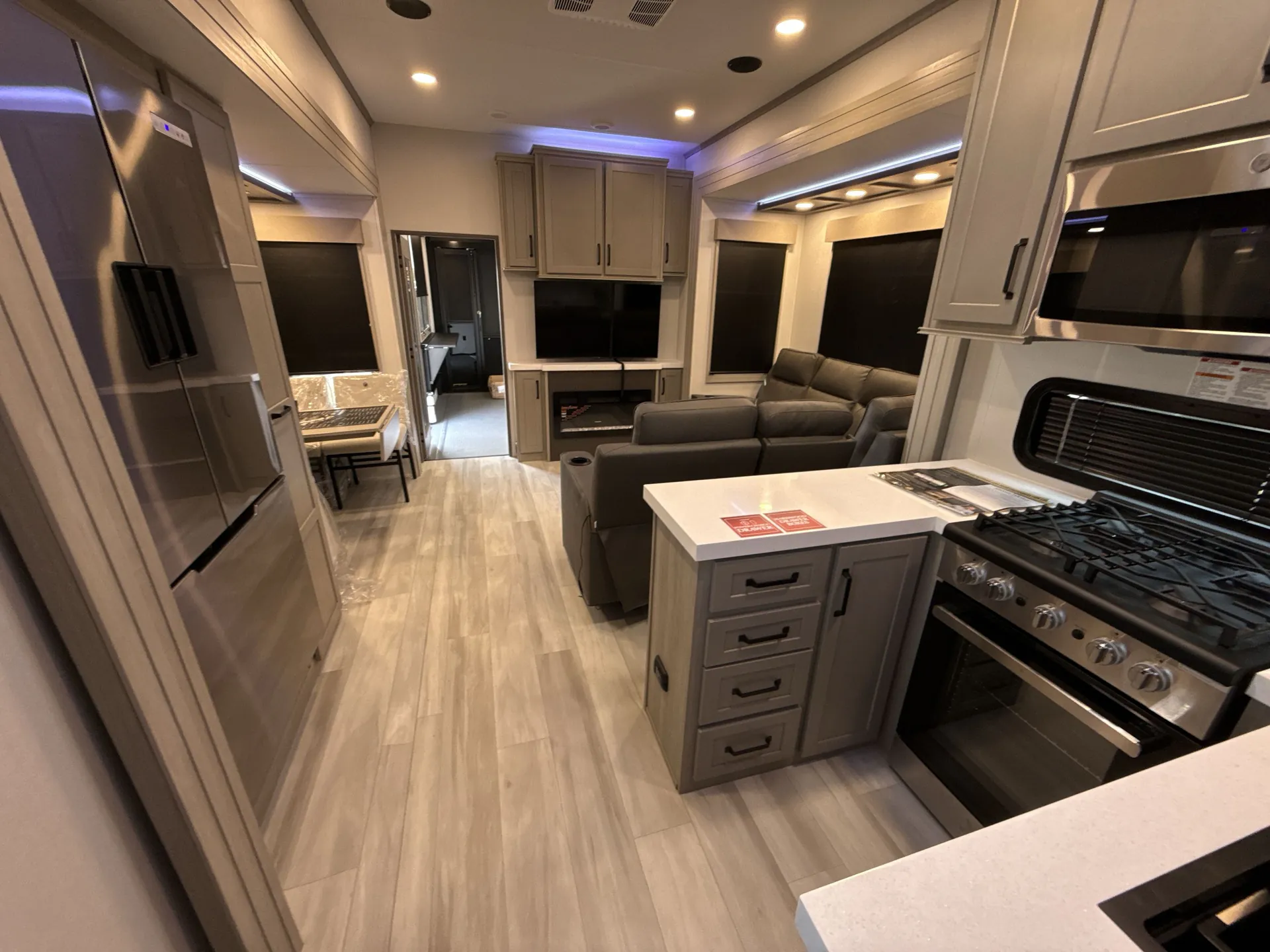 2025 Grand Design Momentum M-Class 414M — living area main