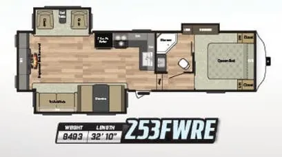 Keystone Springdale 253FWRE floor plan