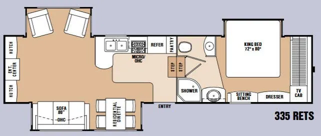 Coachmen Wyoming Summit 335 RETS floor plan