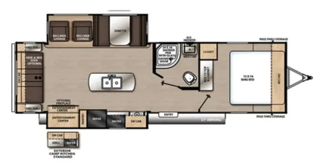 Coachmen Catalina Legacy Edition 293RLDS floor plan