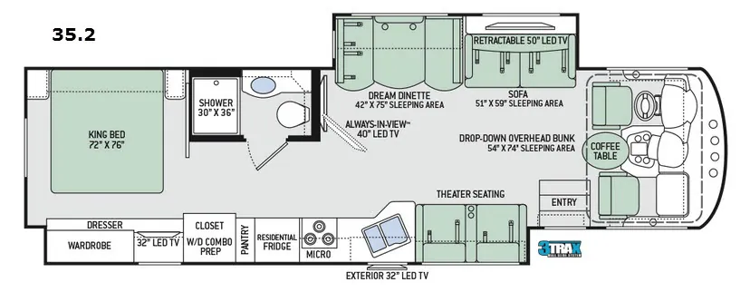 2017 Thor Motor Coach Miramar 35.2 - Photo 3