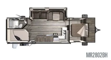 Highland Ridge Mesa Ridge Lite MR2802BH floor plan