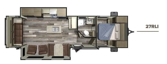 Starcraft Autumn Ridge Outfitter 27RLI floor plan
